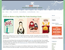 Tablet Screenshot of eco-chic-design.com